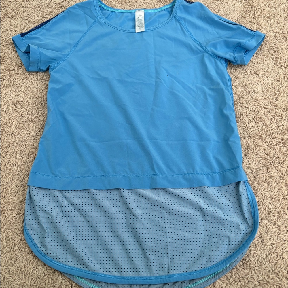 Ivivva kids shirt blue 12 or 0 in lululemon